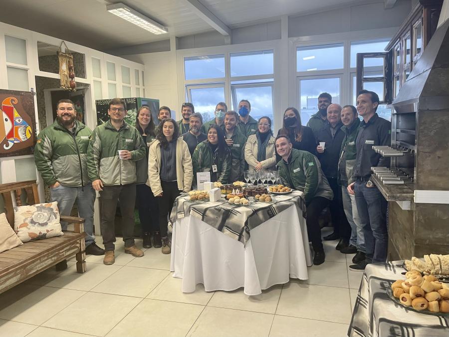 Café da manhã comemorativo