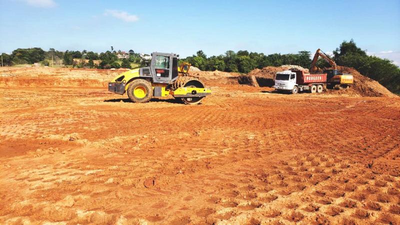 Terraplenagens da obra Taurus Armas, empresa gaúcha referência de mercado.